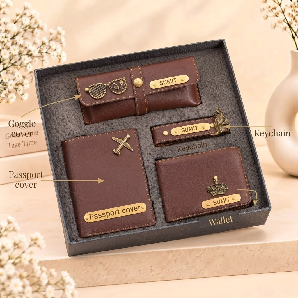 4 In 1 Men's Combo | Brown | Ozora