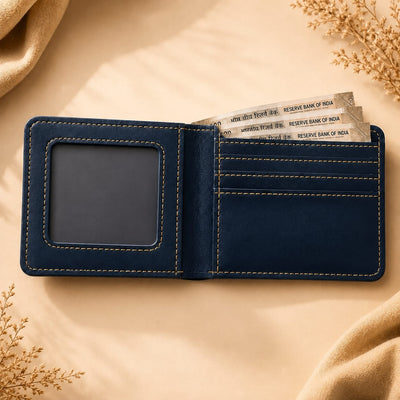 Personalized Your Wallet | Navy Blue  | Ozora