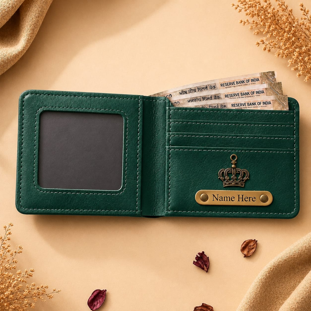 Personalized Your Wallet | Green | Ozora