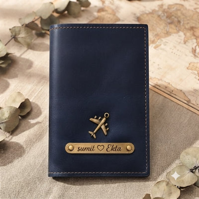 Personalized Passport Cover  | Navy Blue | Ozora